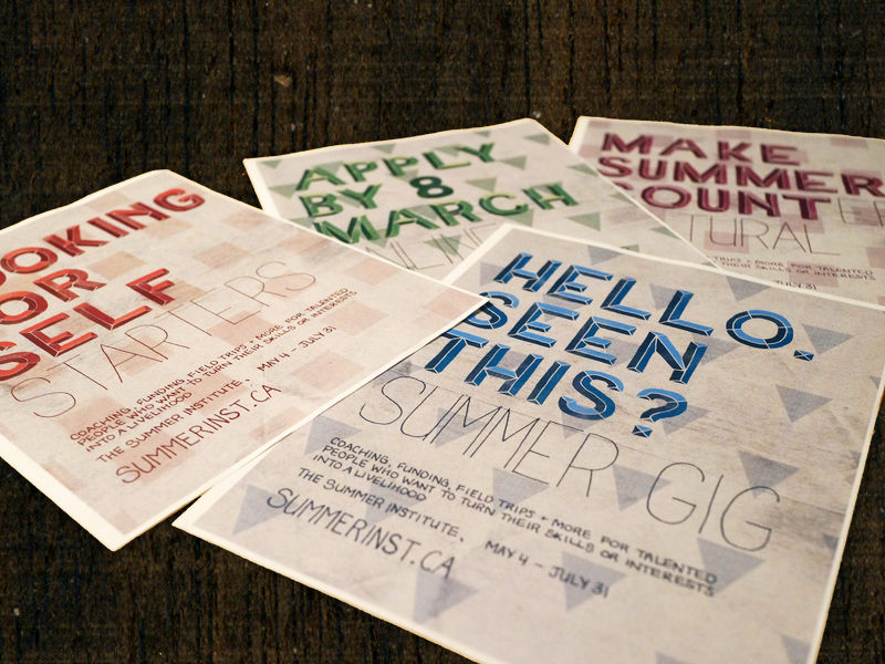 Hand Lettered Posters